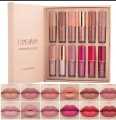 03 Piece set  waterproof long lasting lip gloss cosmetics liquid lipstick high cleaning. 