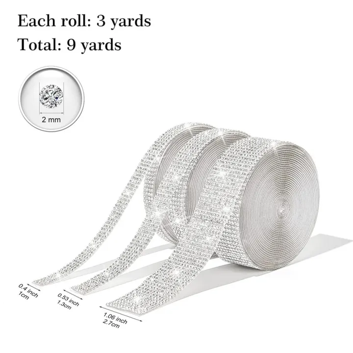 Self%20Adhesive%20Crystal%20Rhinestone%20Sticker%20Bling%20Diamond%20Ribbon%20DIY%20Sticker%20Rhinestones%20Arts%20Crafts%20Car%20Phone%20Decoration%20-%20Image%205