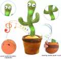 Dancing Cactus with RECORDING, Plush Funny Electronic Shaking Cactus Singing Dancing Cactus Twisting Cactus Cute Plush Toy Education Toy Plush Toy with upto 10 Songs for Home Decoration and Children Playing Birthday Gift Kids Toy. 