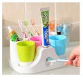 Toothpaste Dispenser & Brush Holder Kit. 