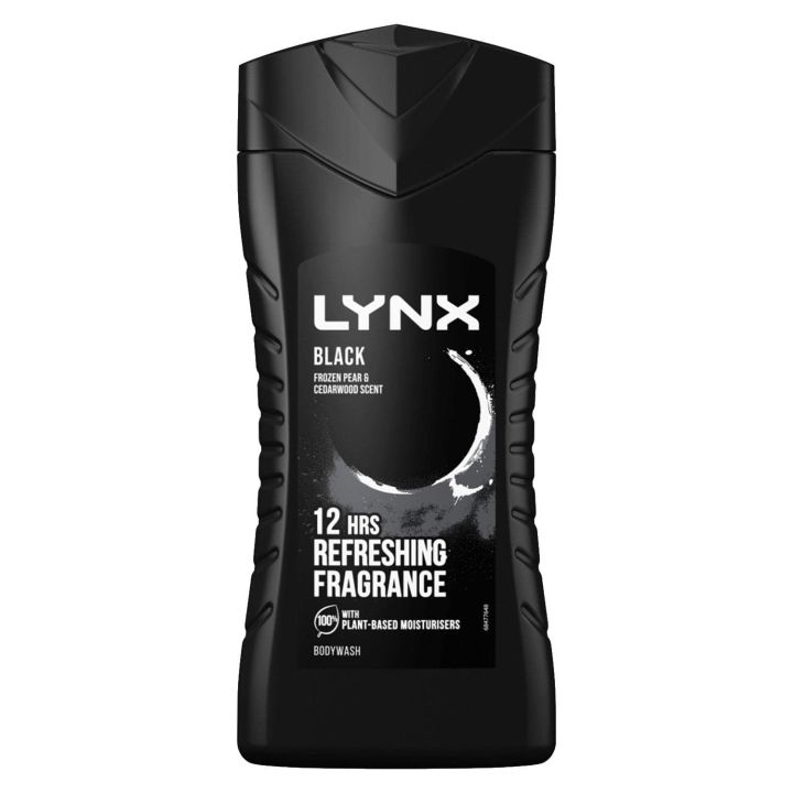 Lynx Black Body Wash and Shower Gel for Women and Men, Fresh and