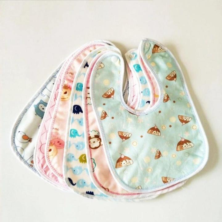 Pack of 6 Baby Bibs Waterproof with Plastic Sheet Baby Velvet Soft Bibs Baby Fancy Bibs Cartoon Bib Newborns Bibs Burp Cloth Cotton Baby Scarf Bandana Bibs for Children Boys Girls Stuff