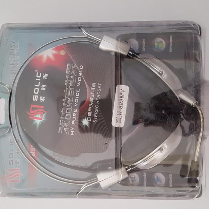 SOLIC HEADPHONES SLR-811 MV WITH MIC SLR 811 headset