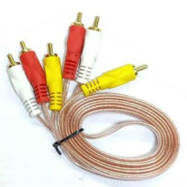AV 3/3 Audio Video Cable For Lcd TV 1M