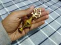 Traditional Surma Dani, Metal Brass Surma Dani, Surma Jar, Surma Holder Hand Made(-Pital ki Surmedani) Small Size, With Free Gift for Kids (Sticker, Golden Scarf pin, Balloon, Pair of Girls Hair Poni) By Mall City Zone. 