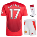 Man United T-shirt and Shorts Football Kit new design 2024/2025 Adults and Kids Sizes Available. 