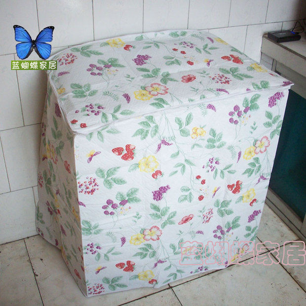 High Quality Waterproof Dust proof Washing Machine Cover for Double Machine Semi Automatic Machine Cover Double washing machine cover