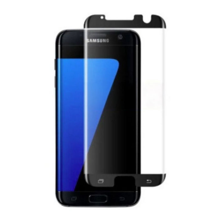 Galaxy S7 Edge Full Glue Tempered Glass Screen Protector Case Friendly
