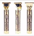 Professional Golden Hair Trimmer for Men / Hair Cutting Machine / Hair Clippers / Shaver / Hair Clipper / Nose Trimmer / Rechargeable Men’s Body Hair Removal Machine / Grooming Kit / Hair Cutting Machine Zero Gapped Hair Clipper Trimmer Vintage T9 Tondeus. 