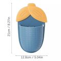 Corn Shape Multifunctional Self-Adhesive Wall Mounted Rack Versatile Storage Box Cartoon Wall Mounted Style Non Perforated Home Bathroom Storage Box Small Object Sorting Box. 