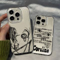 Anime Hot C-Coraline New Phone Case For OPPO Reno 12F 12 7 11 11F 10 2F 4 8T 8Z 7Z 6Z 5 F21 Pro Plus 4G 5G Clear Soft TPU Cover. 
