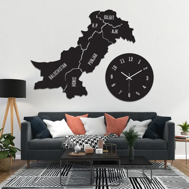 Pakistan%20Wooden%20Map%20Wall%20Clock%20Decorative%20Modern%20Design%20Wall%20D%C3%A9cor%20-%20Wooden%20World%20Map%20Clock%20-%20Wooden%20Wall%20Clock%20-%20Image%202