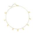Star Pendant Clavicle Chain Necklace Choker Charms Gold Silver Color Metal Collar Necklaces For Women Star Tassel Choker Jewelry. 