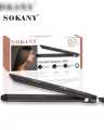 Hair Straightener, Salon-Quality Styling, Fast Heat Up in 30 Seconds, Temperature Settings up to 750°F, Ceramic Plates Protect, 50W, Ceramic Coating Plates, Digital Screen, 1901 - (Black. 