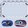 Heavy Duty Waterproof Very Tick Plastic Cover Sheet Windproof, Used for balconies & other outdoor activities, Won't block your view,Whether it rains, snows or other bad weather, You can enjoy your leisure time under its protection. 