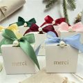 10 s White Paper Box Small Gift Packaging Boxes Wedding Gifts For Guests Candy Box Baby Shower Party Christmas Sweet Boxes. 