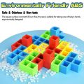 Techmanistan Tetra Tower Stacking Blocks Balance Game - Tetra Tower Game, Russian Building Blocks Game Stacking Game. 