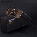 SPLOV Semi Rimless Polarized Sunglasses Men Women Vintage Metal Sun Glasses Classic Half Frame Driving Eyewear Oculos De Sol. 