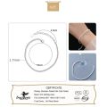 rustdais enuine 925 Sterling Siler emperament Sweet Choker azzling C Short elace For Women Jewelry ift S1869. 