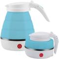 Fast Water Boiling 600 ml Portable Kettle Travel Kettle Foods Boils Quickly Silicone Small Collapsible Foldable Electric Sports Bottles Home appliances. 