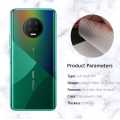 Infinix Note 7 Transparent Carbon Fiber Texture Mobile skin full wrap with Camera Lens. 
