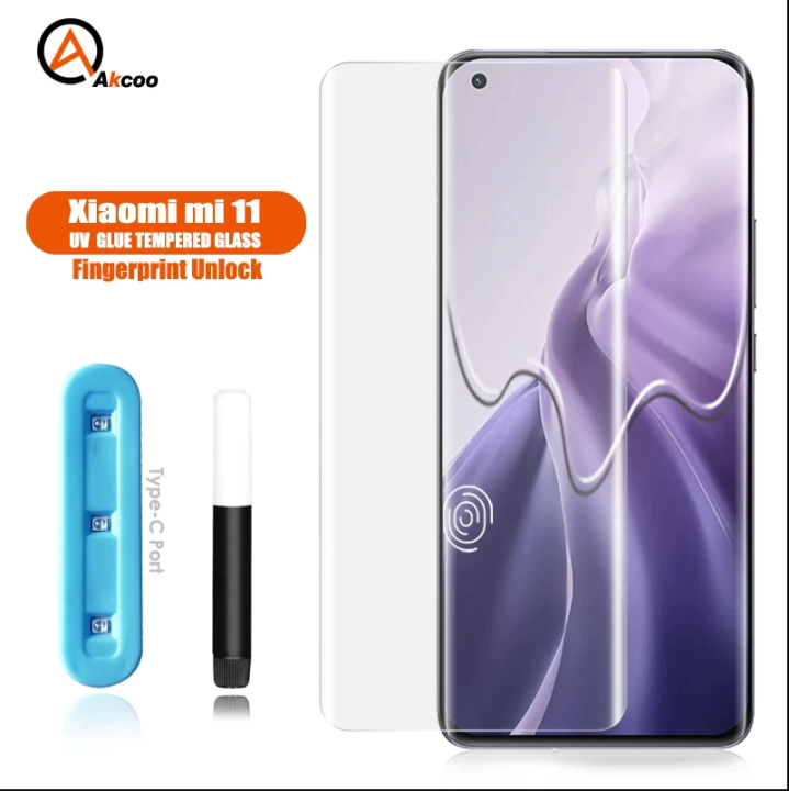 Xiaomi Mi 11 Uv Tempered Glass Screen Protector HD Nano Liquid Glass 100% Original