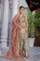 ALLHAMDULILLAH   Khuda baksh Desinger wedding collection ready to wear 2022–2023  Front orgenza heavy embroidery 🧵 BY BANO COLLECTIONS**. 