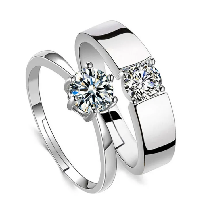 European%20American%20wedding%20platinum%20rings%20open%20size%20zircon%20couple%20ring%20men%20female%20mosan%20silver%20plated%20ring%20for%20wholesale%20-%20Image%205
