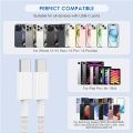 USB-C to 8-Pin Connector Cable, Fast Charging & PD Support for iPhone, Compatible with iOS Devices. 