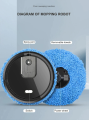 Automatic Mopping Floor Cleaner Robot | Automatic mopping robot | Smart mopping Machine | Rechargeable Dry and Wet Mopping. 