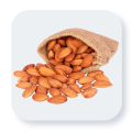 California Almonds 1kg Pack I Badam Giri. 