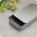 Slide Rectangular Empty Storage Box Wedding Jewelry Cases Portable Tin Boxes Anti-rust Container Mini Iron Box 1Pcs. 