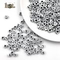 50/100/200 pcs Alphabet Beads Mixed Color Square Shape Beads for Bracelets DIY Bracelet, & Accessory Supplies Beads by BST. 