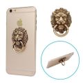 Universal Finger Ring Stand Bracket Buckle Rhinestone Lion Mobile Phone Holder. 