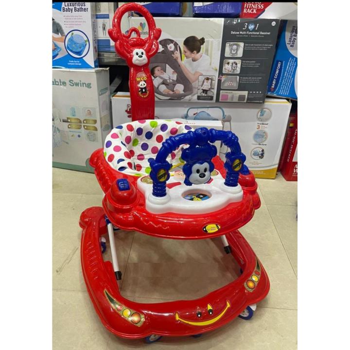 Baby Walker 2-1 Stroller & Racking With Lights Msic,