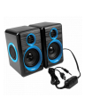 Ft-165 Computer Speakers With Heavy Bass,Subwoofer, Volume Control, 3.5mm Audio, USB Wired Powered Built-in Four Loudspeaker Diaphragm Multimedia Speaker for PC/Laptops/desktop/ Computer. 