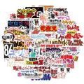 10/50Pcs/set Anime logo Character Collection Graffiti Laptop Guitar Motorcycle Luggage Skateboard Bike Waterproof Sticker. 
