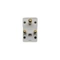 Multi Plug Socket with Fuse, Power Plug / Round Two Pin Plug to Universal Socket Converter. 