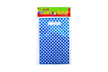 DARK BLUE POLKA DOT GOODY BAGS - DARK BLUE POLKA DOT THEME GOODY BAGS - PACK OF 10 GOODY BAGS. 