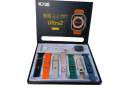 K700 smartwatch - 7 strap smart watch - wireless charging ultra smart watch - bluetooth call watch with 7 different straps - 7 strap mobile watch for boys - ultra watch for men - touch watch for girls - calculator watch - boyswatch for messaging. 
