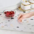 Waterproof Antibacterial Plastic Cabinet Drawer Shelf Liners Sheets for Kitchen Table Mat Non Slip Fridge Mat 45×100 cm. 