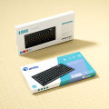 Banda K1000 Multimedia Wired Keyboard – Compact USB Waterproof Keyboard with Ergonomic Design, Arabic/English Layout, for Laptop & PC. 