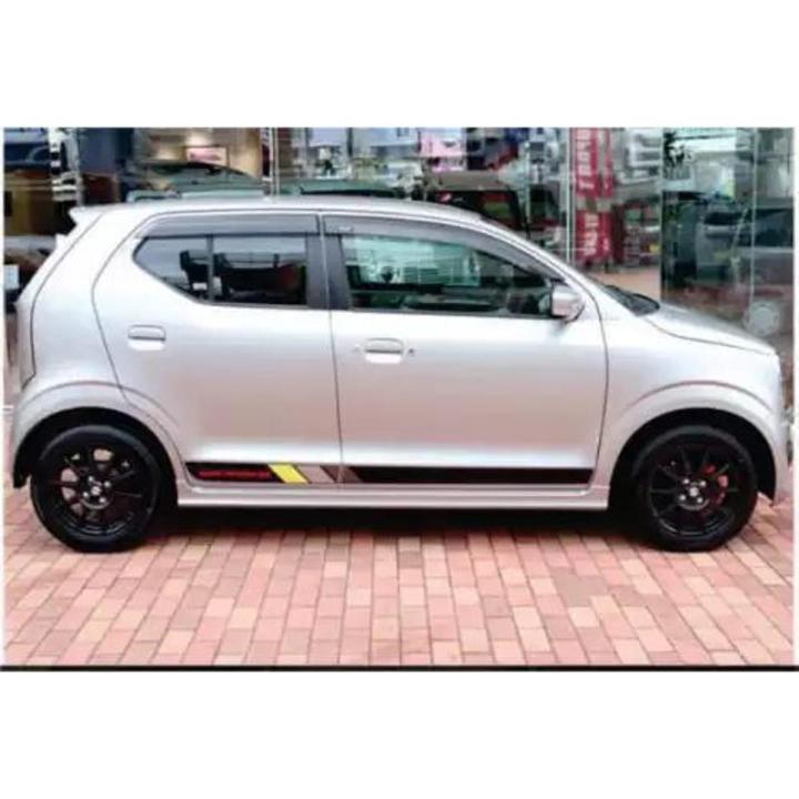 2pcs Alto works side body sticker trendy design