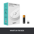Logitech M350 Pebble Wireless Bluetooth Mouse - Silent (Off White). 