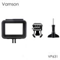 Vamson Waterproof Case For Go pro Protective Case Orange Float Cover For GoPro Hero 7 6 5 Black 7 Silver White Camera VP649. 