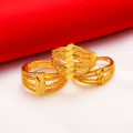 【Solo Yolo】Imitation Gold Vietnam Placer Gold Ring Open Gold Ring Female Gold Plated Women's Ring. 
