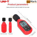 UNI-T UT353 UT353 Sound Level Meter Digital Decibel Meter 30-130dB Noisemeter Mini dB Meter Noise Dosimeter. 
