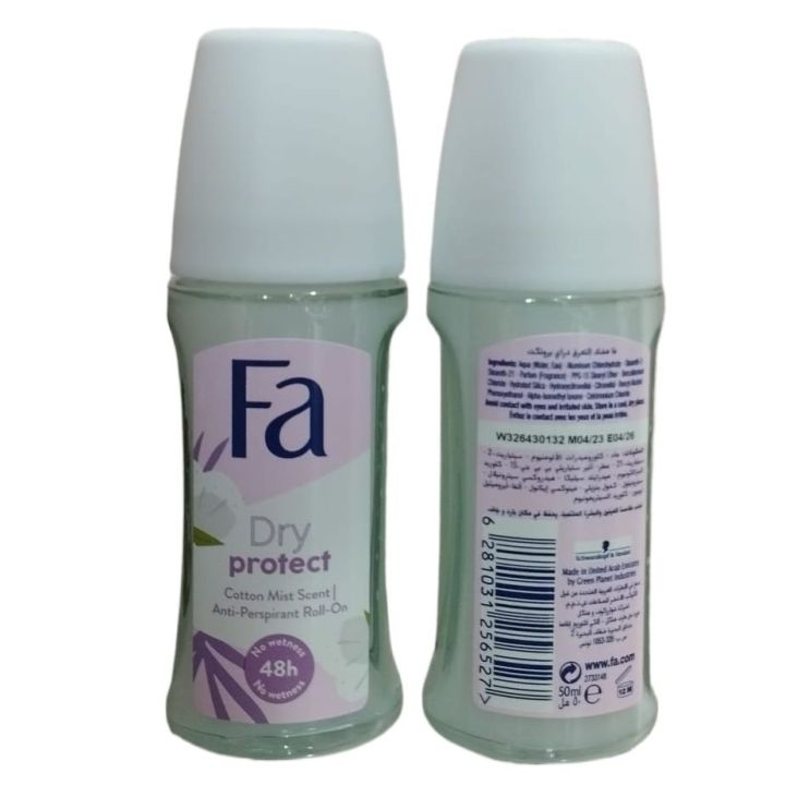 FA Dry Protect Cotton Antiperspirant Roll-On 50ml - Henkel Dubai