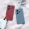 Tokifu For Redmi 12 Anti Slip Soft TPU Sandstone Matte Back Case Cover. 