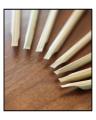 3 pcs-Reed Pen (Qalam) + Calligraphy ink - Black -( Original Bamboo ). 